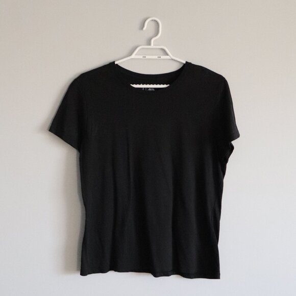 Joie Womens Sz XL Black Crewneck Pullover Casual Short Sleeve Comfy T-Shirt Top - Picture 1 of 9